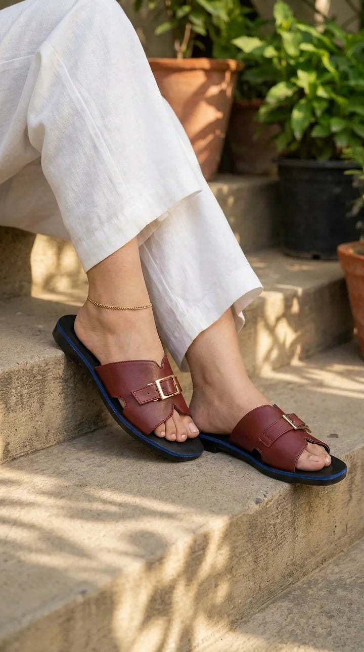 Maroon Casual Softy For Ladies CL5657