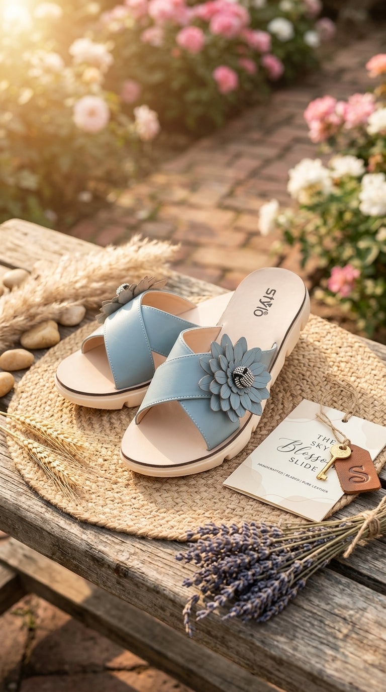 Blue Casual Softy For Ladies CL5658