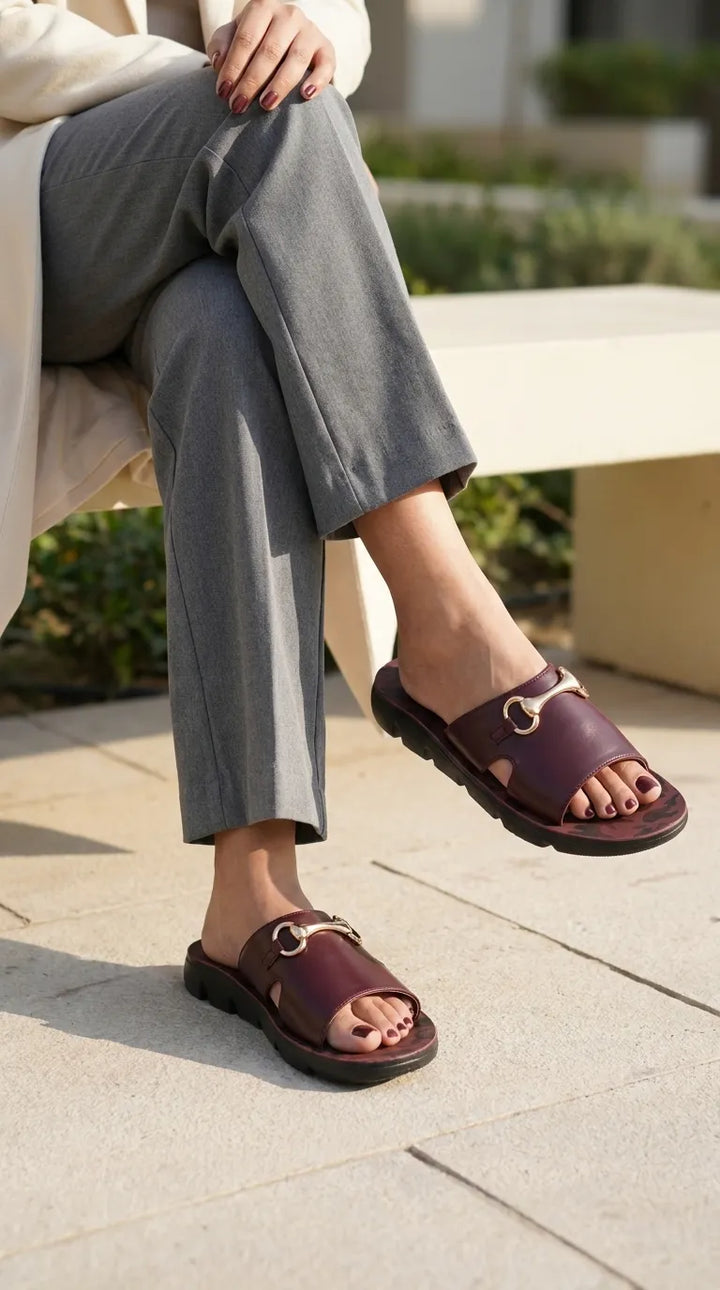 Maroon Casual Softy For Ladies CL5661