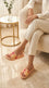 Beige Casual Softy For Women CL9413