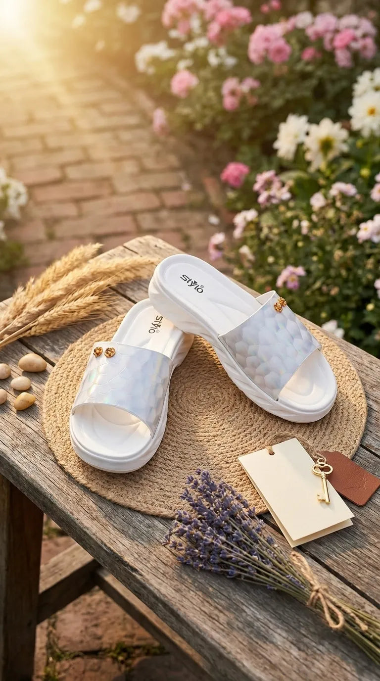 White Casual Softy For Women CL9415
