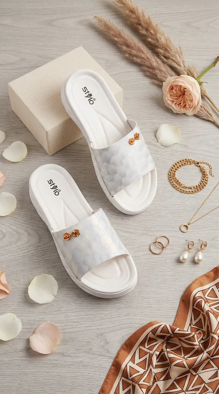 White Casual Softy For Women CL9415
