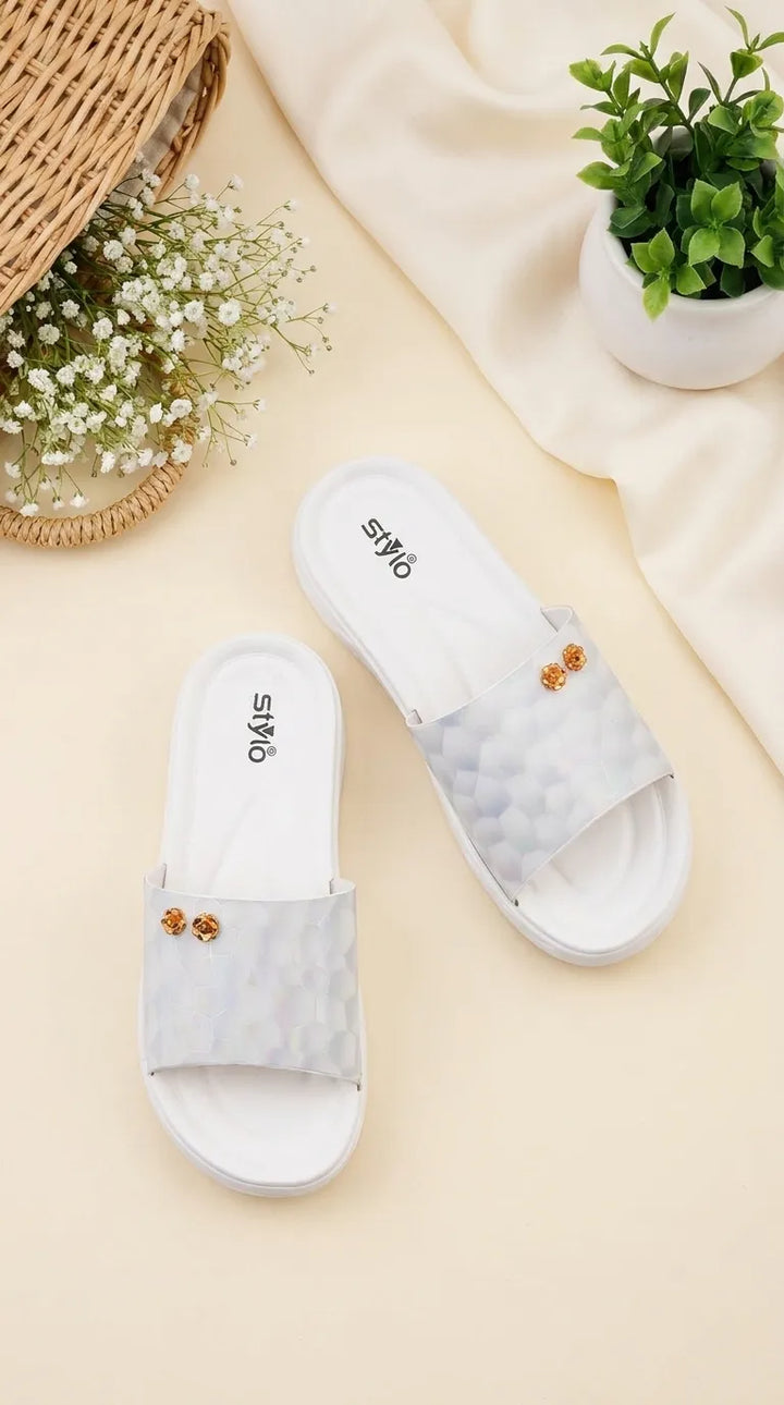 White Casual Softy For Women CL9415