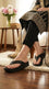 Black Casual Softy For Women CL9416