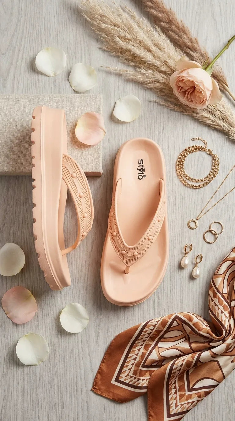 Beige Casual Softy For Women CL9416