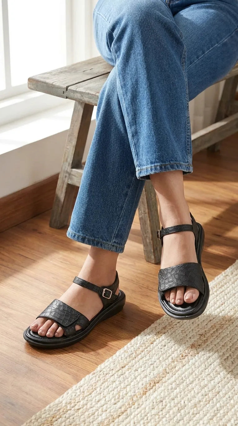 Black Casual Softy For Women CLS050