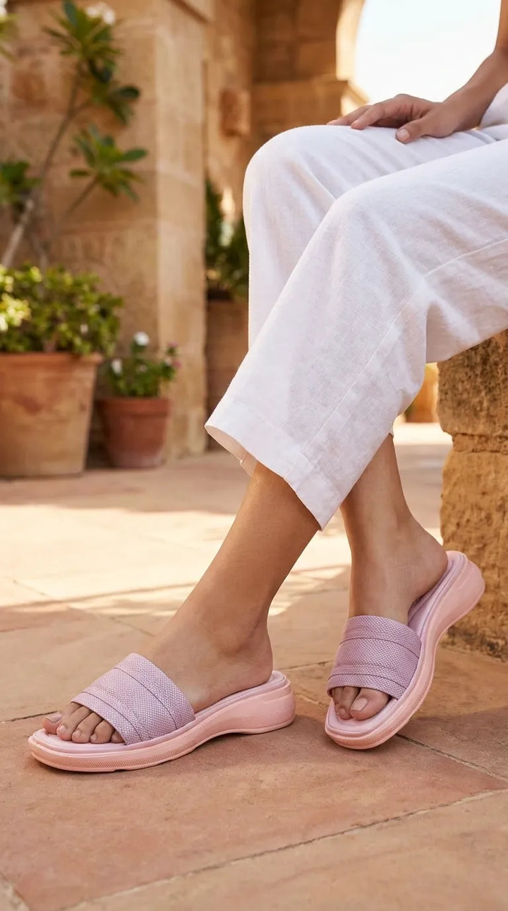 Pink Casual Softy For Women CLS069
