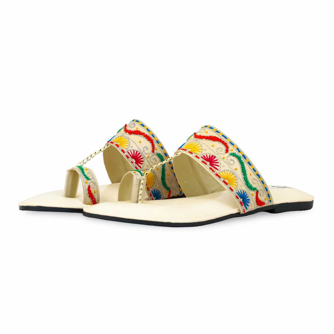 Fawn Fancy Chappal EC0213