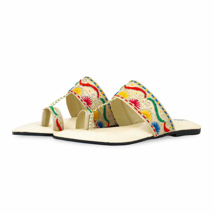 Fawn Fancy Chappal EC0213