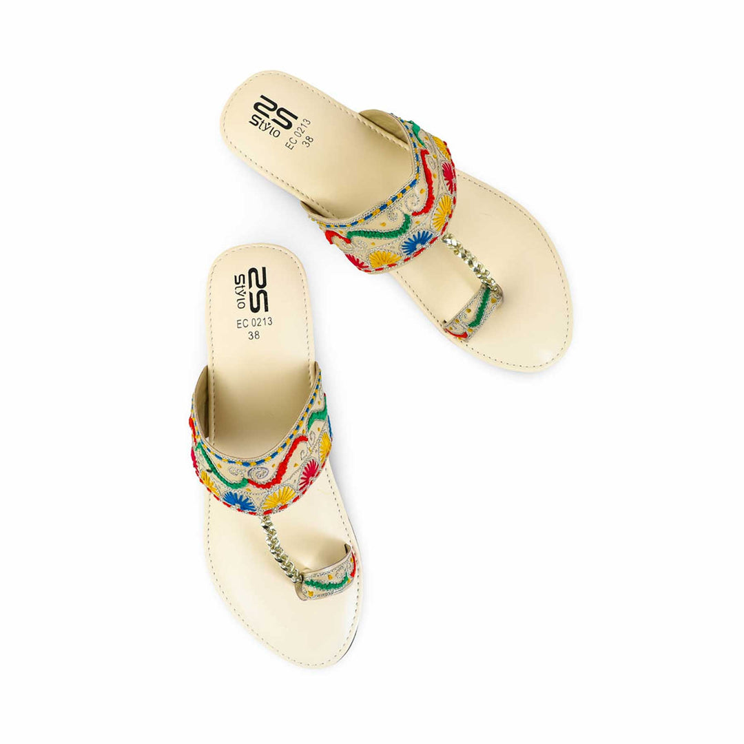 Fawn Fancy Chappal EC0213