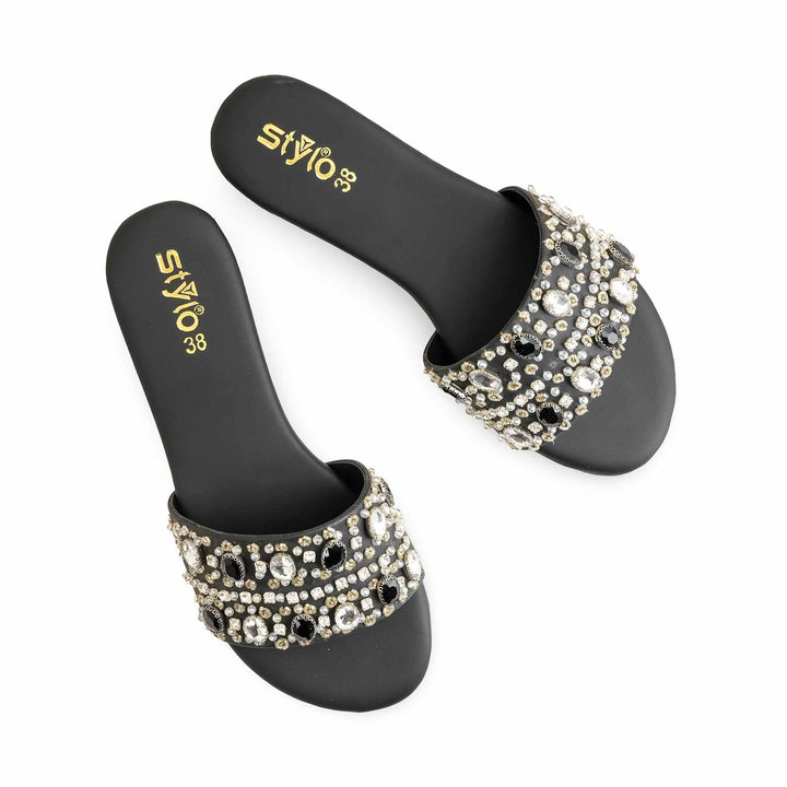Black Fancy Slipper EC0217
