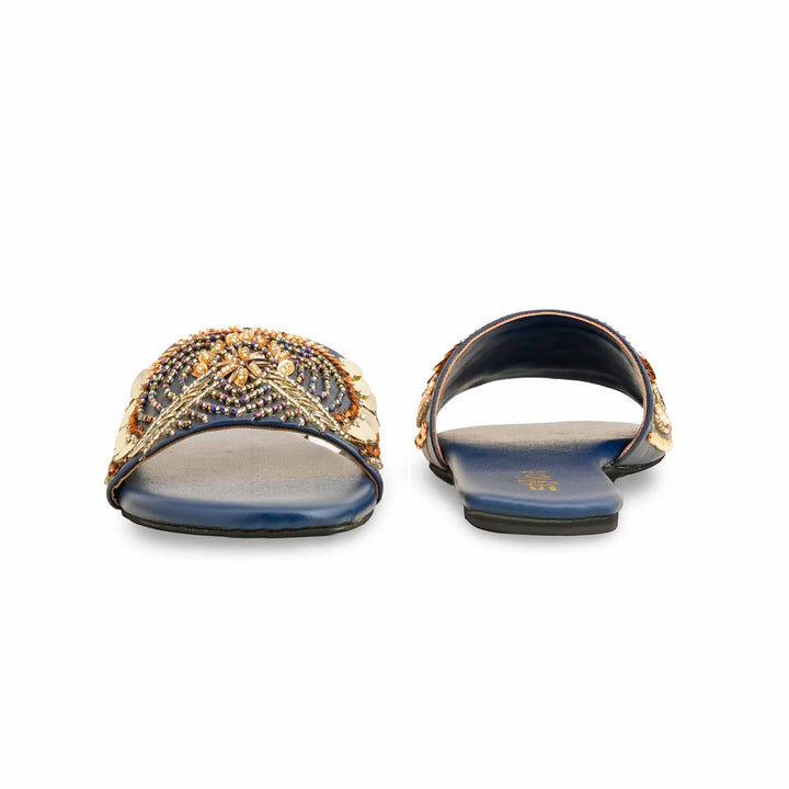 Blue Fancy Women Slipper EC0218