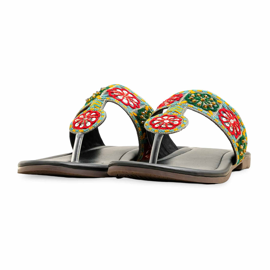 Black Ethnic Chappal EC0235