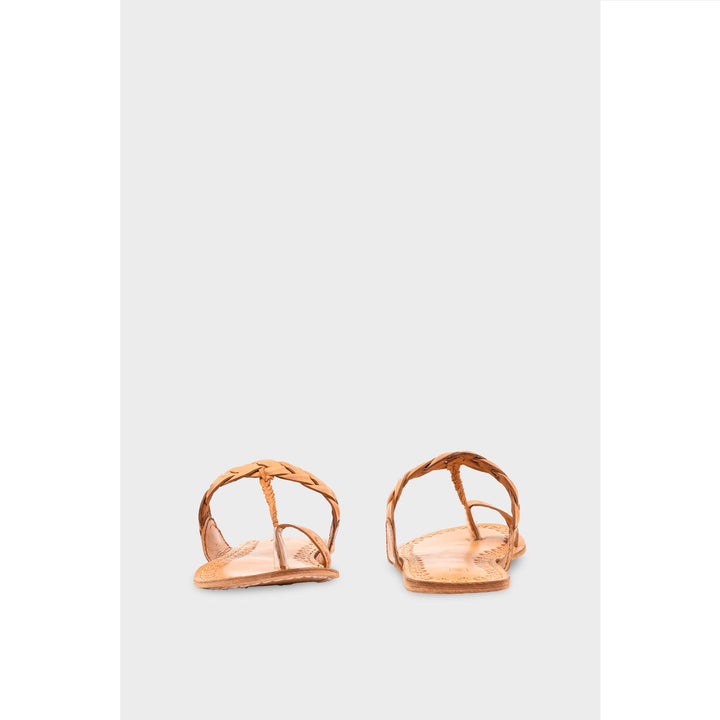 Beige Kolapoori Chappal EC0258