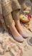 Peach Fancy Khussa EC8504