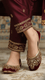 Maroon Fancy Khussa EC8513