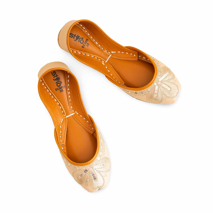Fawn Formal Khusa For Ladies EC8515