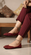 Maroon Fancy Khussa EC8521
