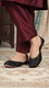 Black Fancy Khussa For Women EC8528