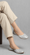 Silver Fancy Khussa For Women EC8528