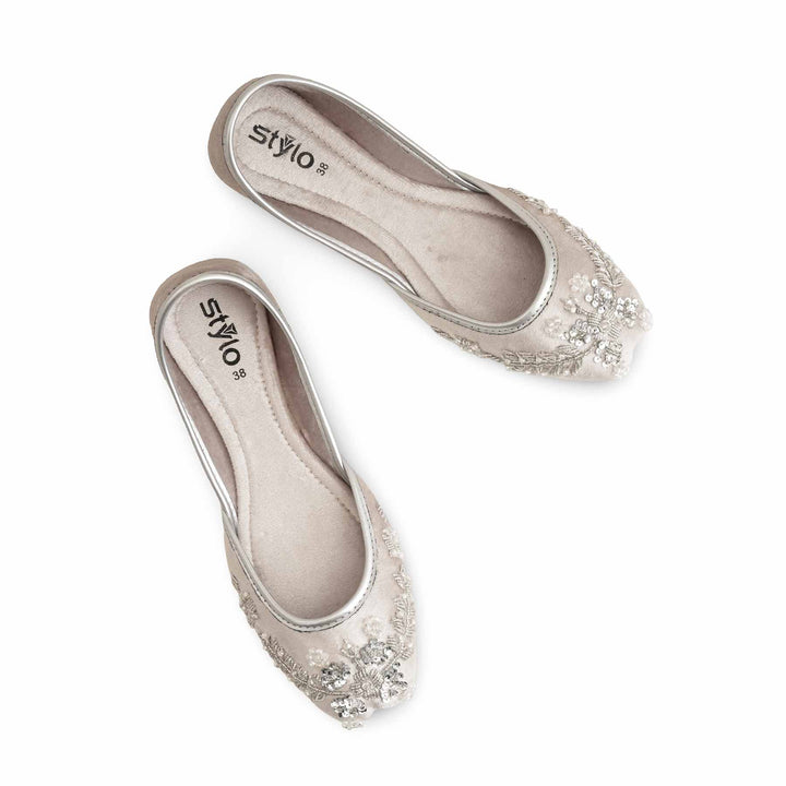 Silver Women Fancy Khusa EC8547