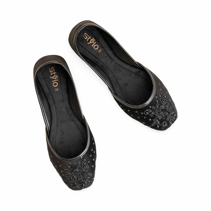 Black Fancy Khusa For Women EC8549
