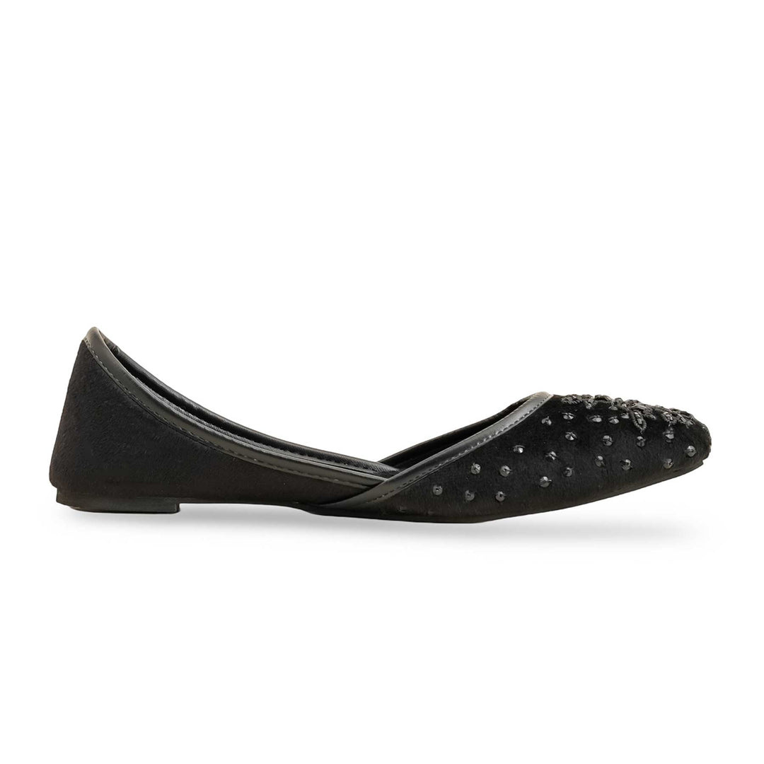Black Fancy Khusa For Women EC8549
