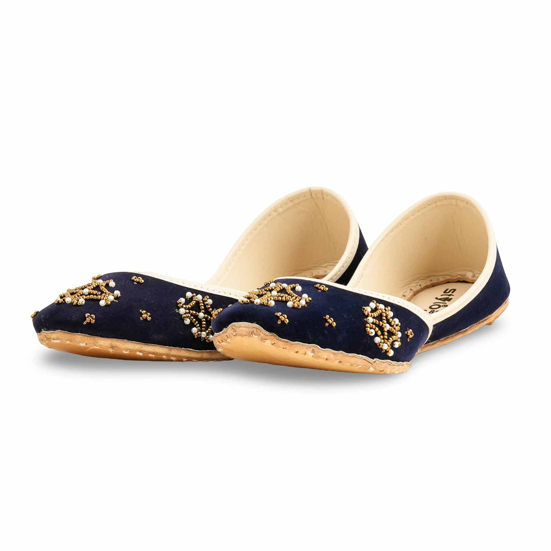 Blue Fancy Khusa For Women EC8560