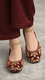 Maroon Fancy Khussa EC8565