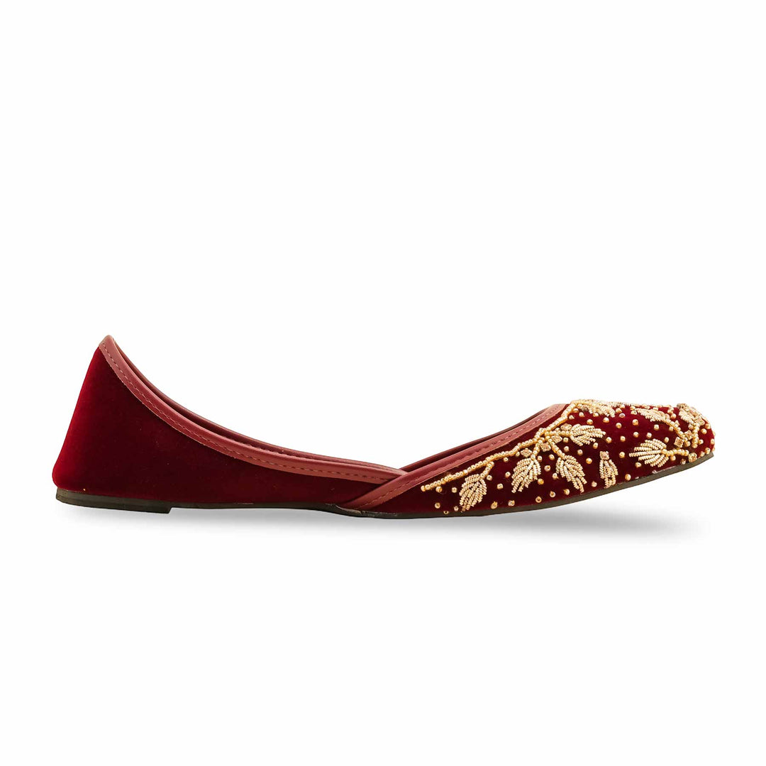 Maroon Fancy Khusa EC8565