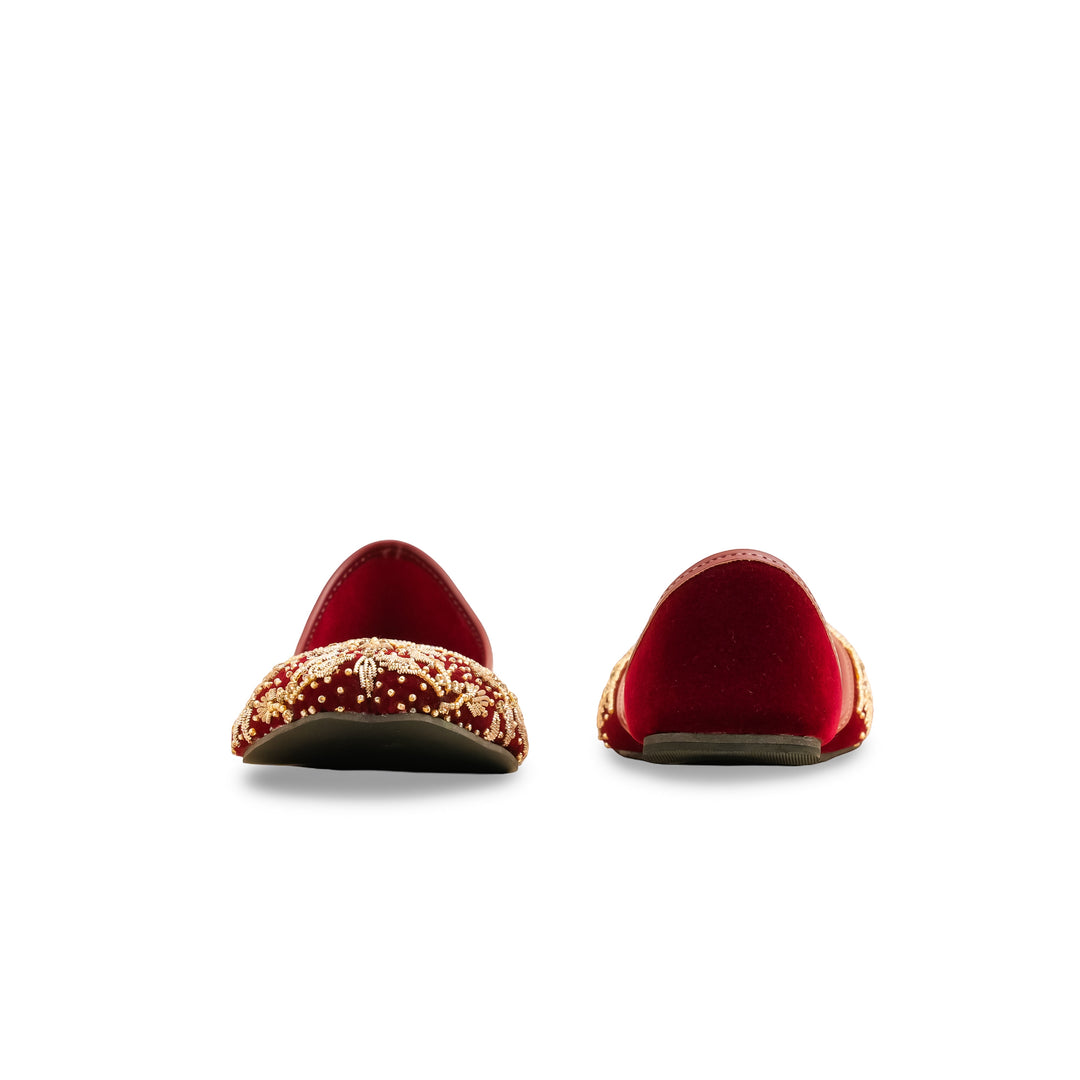 Maroon Fancy Khusa EC8565