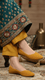 Mustard Casual Khussa EC8573