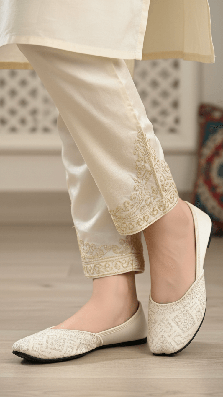 White Casual Khussa EC8576