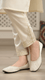 White Casual Khussa EC8576