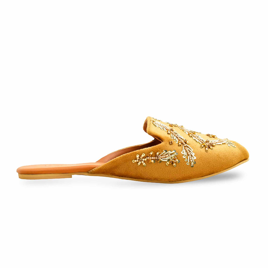 Mustard Fancy Back Open Khusa EC8579