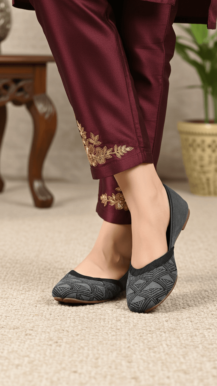 Black Casual Khussa EC8583