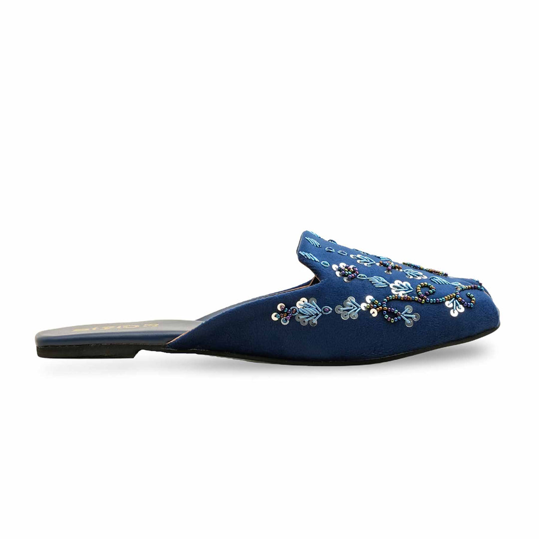 Blue Fancy Back Open Khusa EC8584