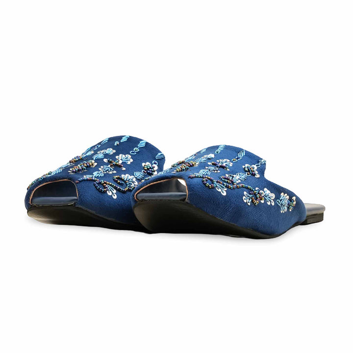 Blue Fancy Back Open Khusa EC8584