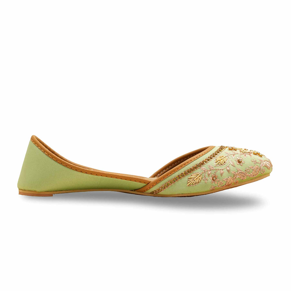 PISTAGREEN Fancy Khusa For Ladies EC8593