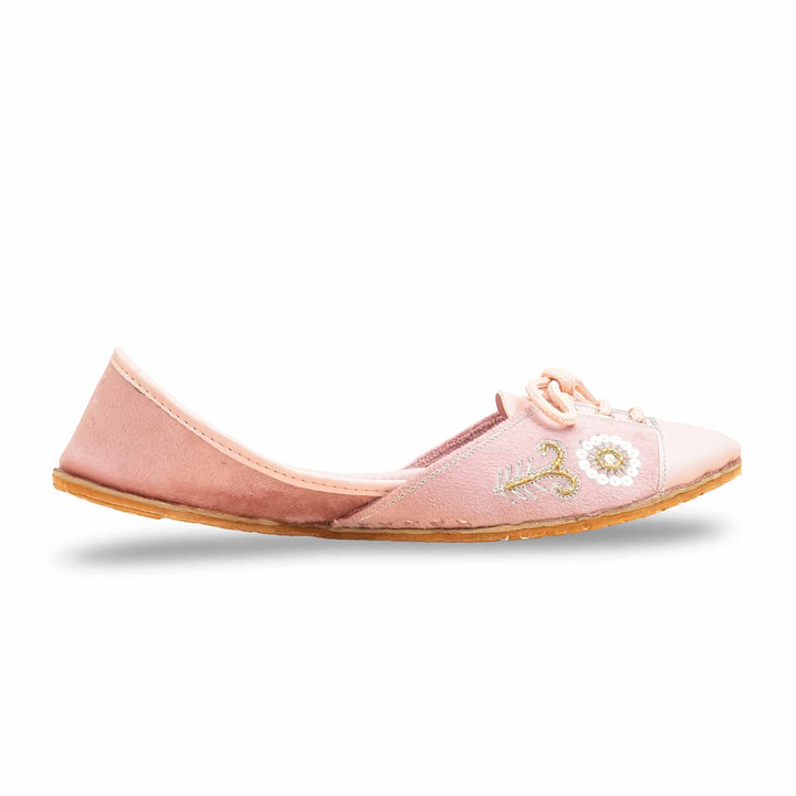 Pink Ethnic Khusa For Ladies EC8594
