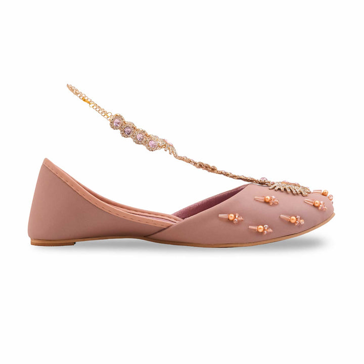 Pink Fancy Khussa For Ladies EC8599