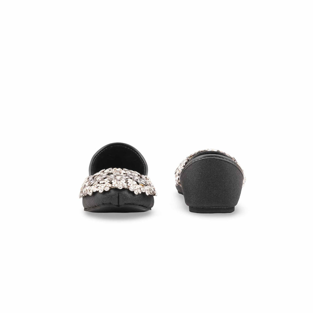 Black Ethnic Khussa For Ladies EC8600
