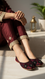 Maroon Fancy Women Khussa EC8607