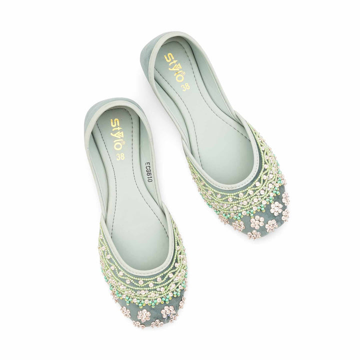 PISTAGREEN Fancy Khussa For Ladies EC8610