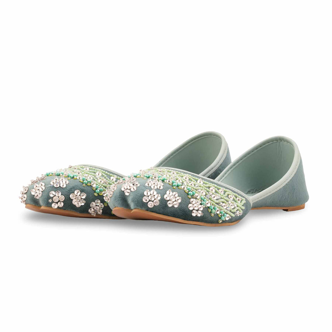 PISTAGREEN Fancy Khussa For Ladies EC8610