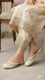White Fancy Back Open Khussa EC8612