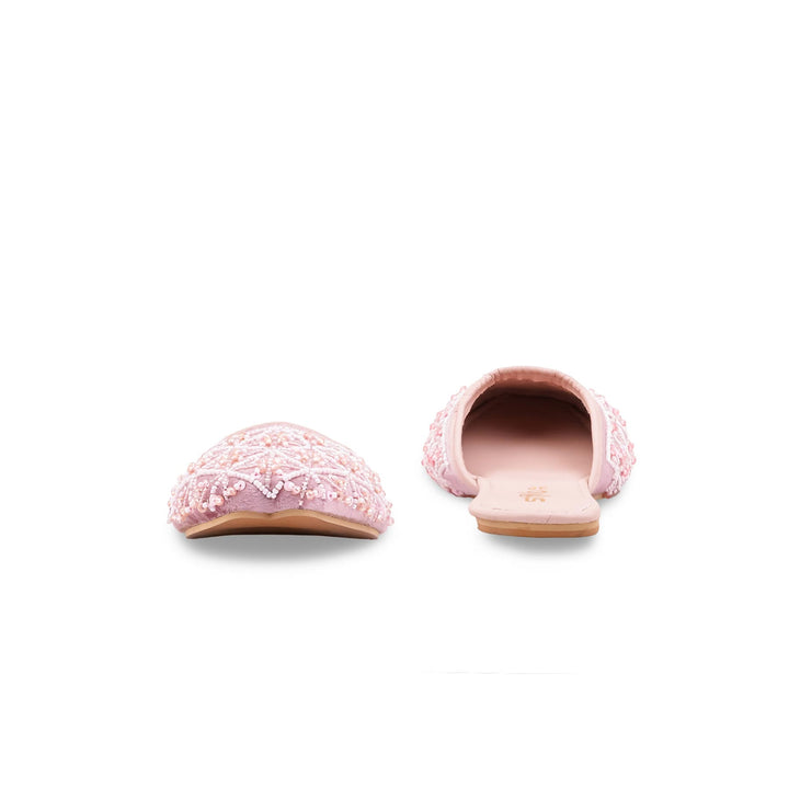 Pink Fancy Back Open Khussa EC8613