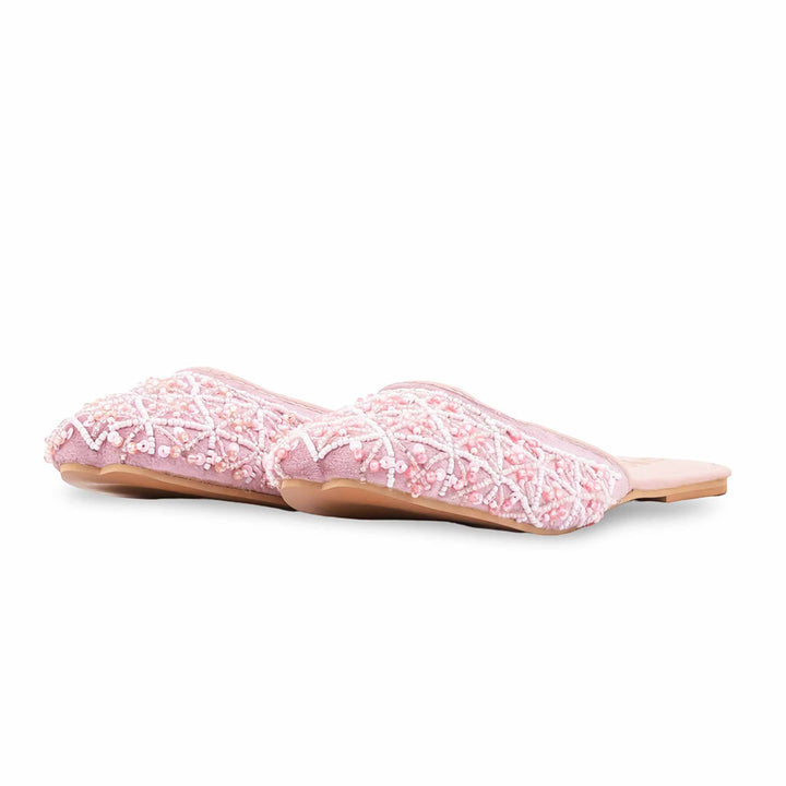 Pink Fancy Back Open Khussa EC8613