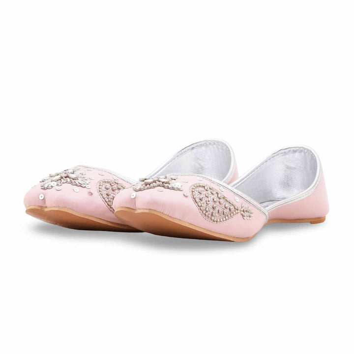 Pink Fancy Khussa For Women EC8623