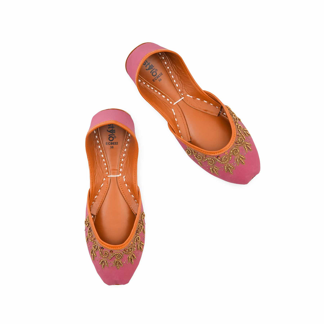 Maroon Fancy Khussa For Ladies EC8632